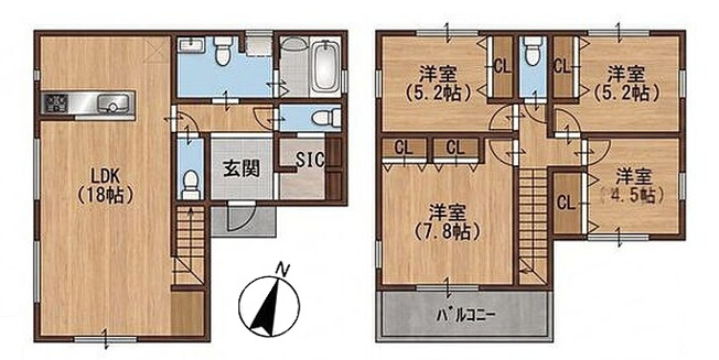 【間取り】 | 堺市北区東浅香山町1丁（東浅香山小学校）