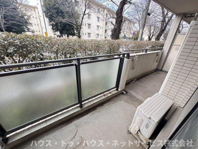 ソレイユ松戸のバルコニー