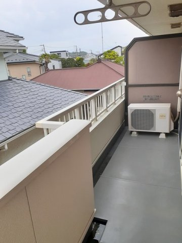 ボニート鎌倉のバルコニー|落ち着いた時間を過ごせるバルコニーです
