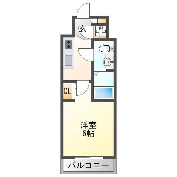 エスリード大阪シティノースの間取り