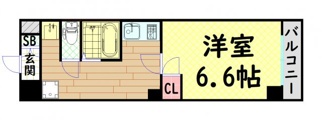【間取り】 | エフエルレジデンス心斎橋首府