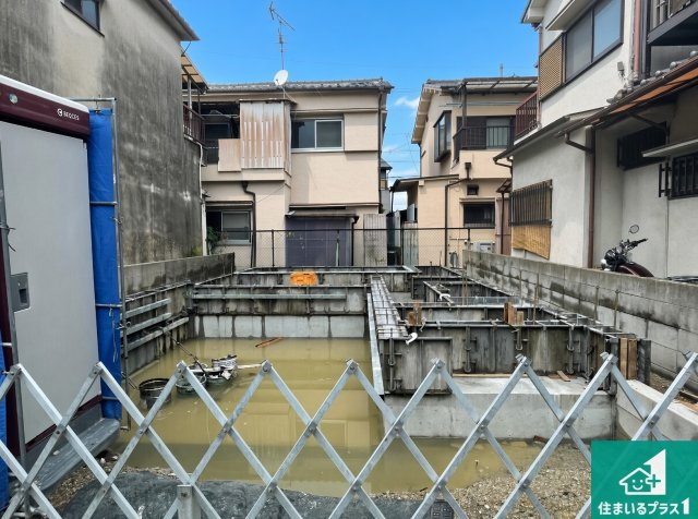 ■枚方市池之宮　第1期　新築一戸建ての外観|現在の進捗状況です！順調に作業進行中、完成が待ち遠しいです！詳細の間取り等、お気軽にお問い合わせください！