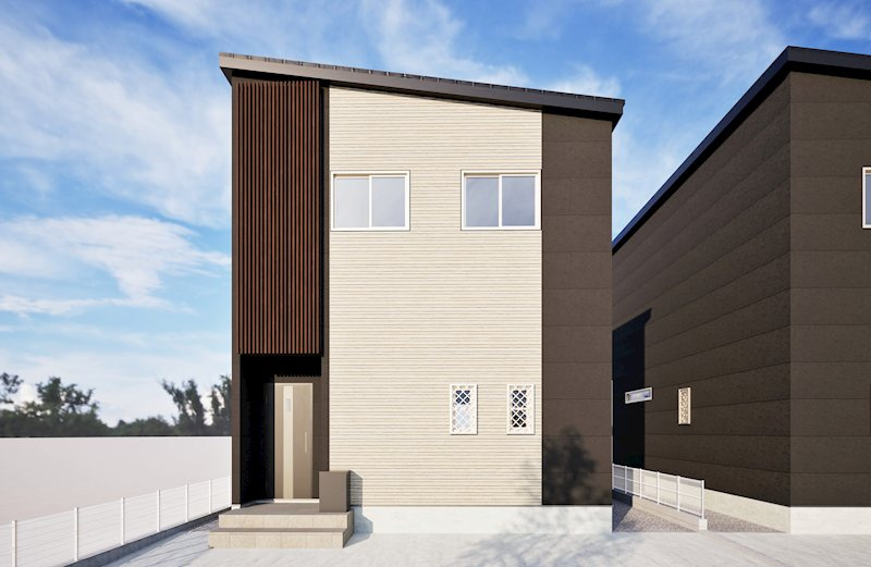 ABF岩槻区南辻戸建の外観|★新築★駐車２台可★全居室収納★エアコン★トイレ２ヵ所★