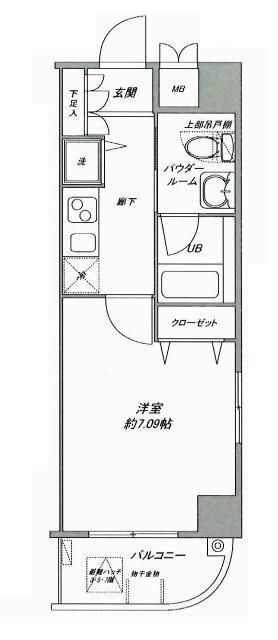アセンションアイディ浅草の間取り|間取りです。