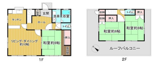【間取り】 | 一ノ宮1丁目戸建