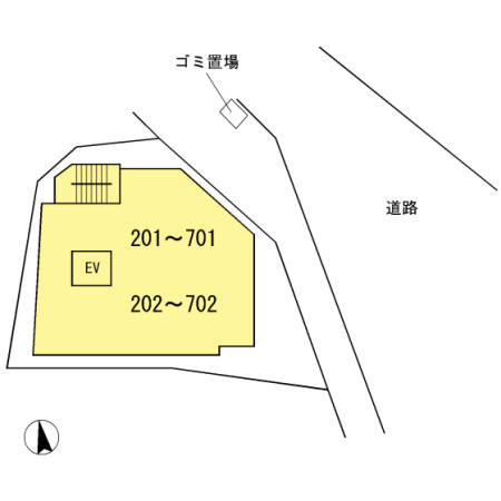 AREA385の区画図