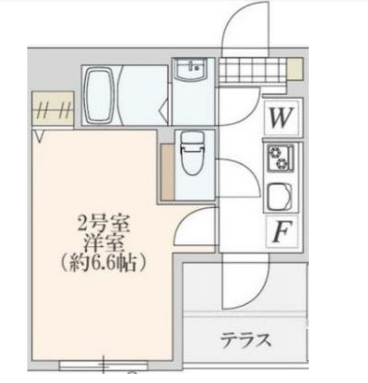 アザーレ・レクシオ登戸の間取り