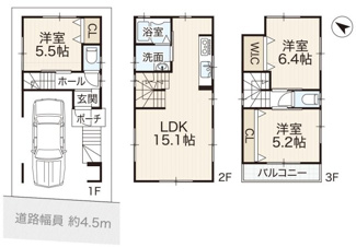 【間取り】 | 兵庫区菊水町9丁目新築戸建