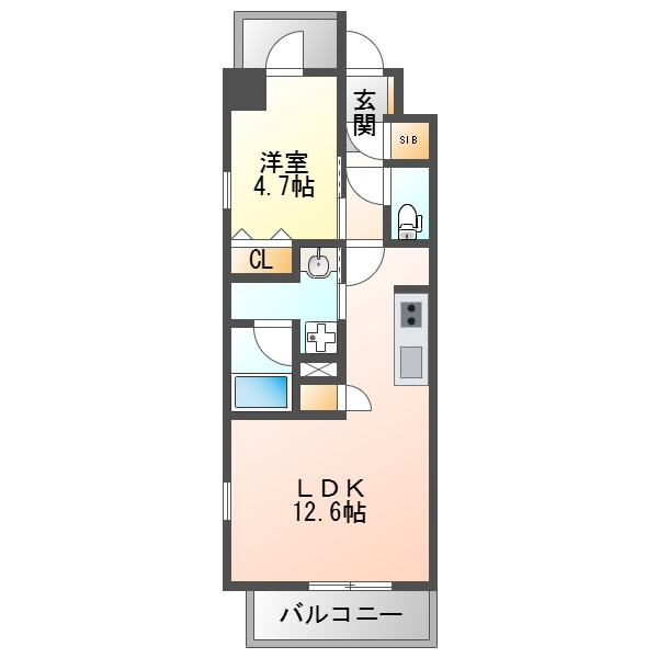 スプランディットⅧの間取り