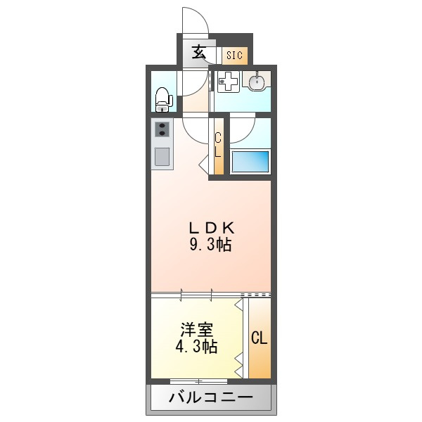 スプランディットⅧの間取り