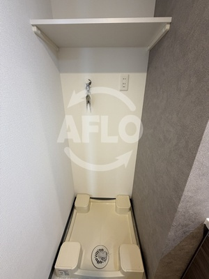 Alivis桜川の洗面所|Alivis桜川　洗濯機置き場