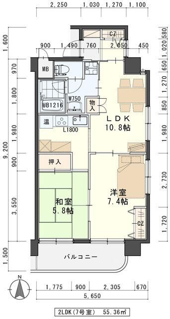 ＳＥＮＤＡＩ忠恕館の間取り