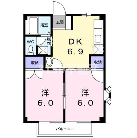 ファミーユＢの間取り