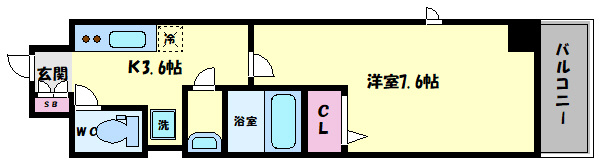 ソレイユ真田山の間取り|ソレイユ真田山　間取り