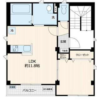 【間取り】 | ＦＵＪＩＨＩＲＯ新小岩ビル | 間取りです。