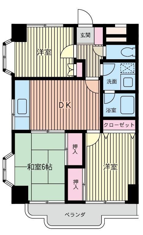 ヴァンテアン中央の間取り
