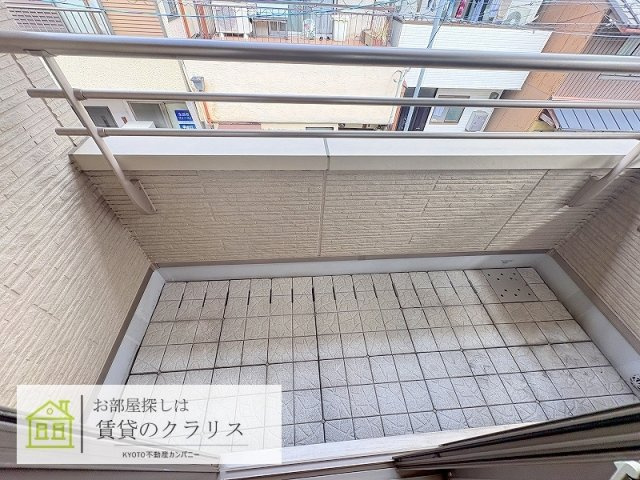 京洛舎 二人司のバルコニー
