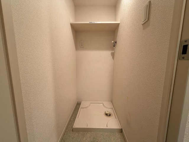 室内洗濯機置きスペースです。
