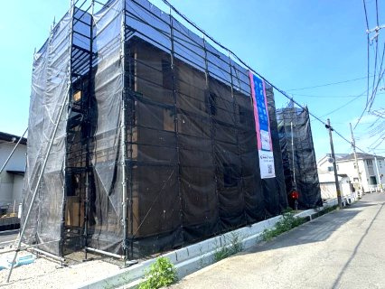 阪南市箱作第3　2号棟の前面道路含む現地写真