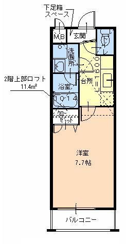 【間取り】 | フジパレス初芝駅南Ⅰ番館
