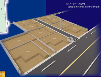 【外観パース】 | さいたま市見沼区深作　売地