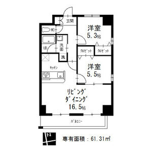 【間取り】 | フォレスタ阿由知