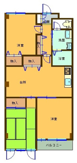 【間取り】 | ヘリオス天神町レジデンス