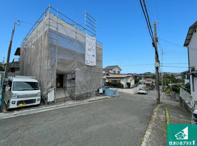 神戸市北区君影町　第2期　新築一戸建ての前面道路含む現地写真|周辺は落ち着いた街並みの住宅地！子育てがしやすい住環境です！まだ未完成ですが、現地でしかわからない事もございます。是非一度ご覧ください。