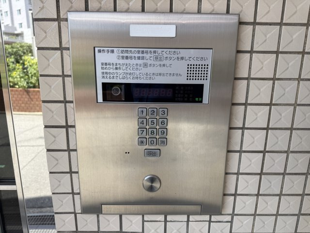 ベルエア―Ⅱのエントランス|エントランスはオートロックシステム！