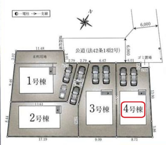 清瀬市下清戸4丁目・全4棟　新築一戸建　4号棟のその他|【全4棟・4号棟】カースペース並列2台分。