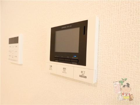 クレール　Ｄのセキュリティ|カメラ付インターホン