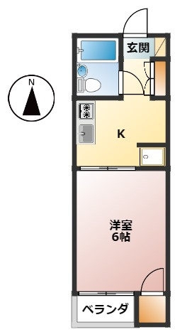 【間取り】 | 藤の木ハイツ第２棟