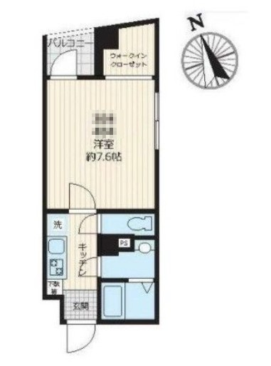 【間取り】 | ピークサイドレジデンス早稲田