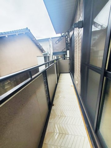 セジュール川崎のバルコニー