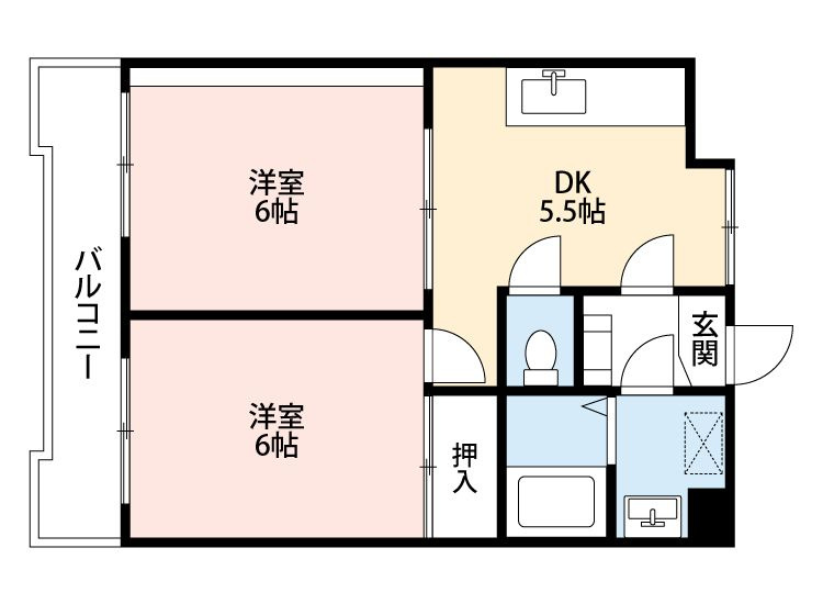 サンフィールド篠栗Ⅱの間取り