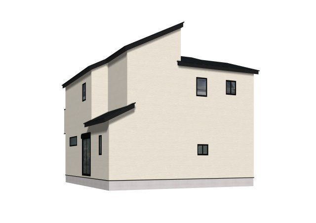 【外観パース】 | 若松区古前1丁目2期 | 【提携ローン利用可能】家賃と比べてください！金利0.6％台から提案可能です。家電費用やリフォーム費用も組み込めます。金利の高い車のローンもおまとめ提案できます(*^-^*)