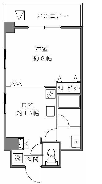 クイーンズレゾン新御徒町の間取り