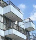 正道マンション（久保町）のバルコニー