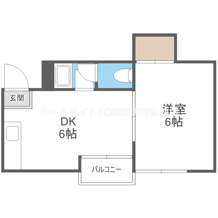 ラパンジール新大阪の間取り