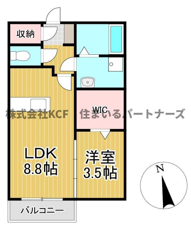セゾンフィールの間取り