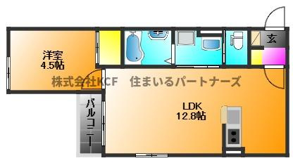 Le　cocon江戸屋敷の間取り