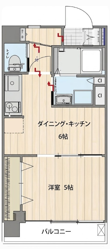 シャンボール南品川の間取り