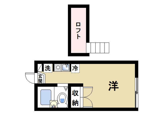 レオパレス法華寺の間取り