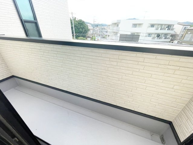 太秦朱雀町のバルコニー