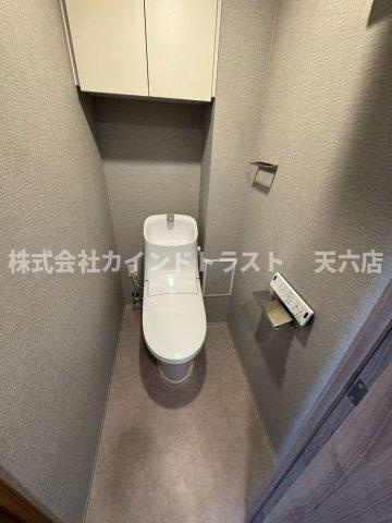 ラシュレ大阪同心のトイレ|ゆったりとした空間のトイレです