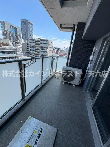 ラシュレ大阪同心のバルコニー|落ち着いた時間を過ごせるバルコニーです