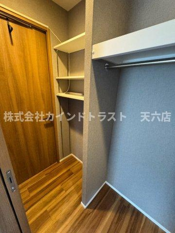 ラシュレ大阪同心の収納|大きなスペースがあり、収納には困りません