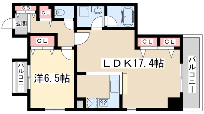 【間取り】 | アクアスイート新大阪