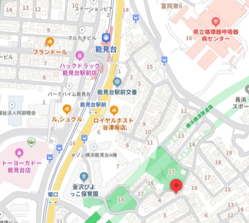 北嶋Ｂ邸の地図