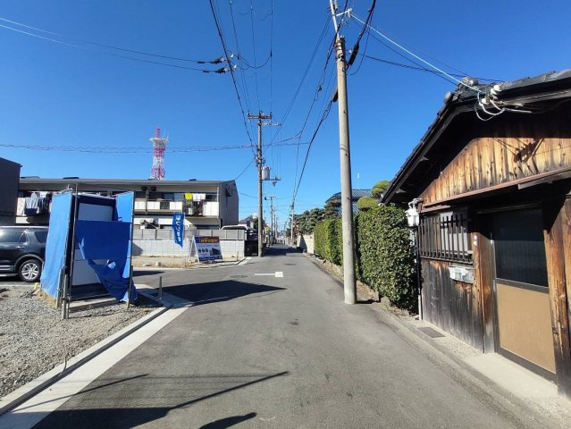 売土地　岸和田市南町の前面道路含む現地写真